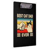 Großvater Quotes | Bester Cat Vater je Klemmbrett (Rechts)