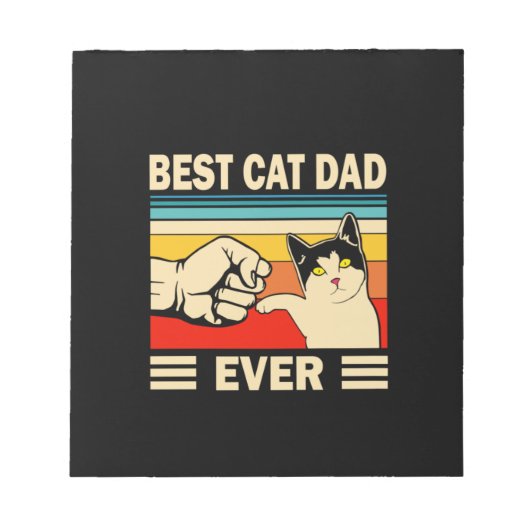 Großvater Quotes | Bester Cat Vater je Notizblock (Vorderseite)