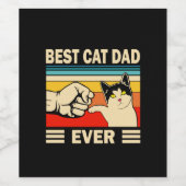 Großvater Quotes | Bester Cat Vater je Weinetikett (Einzelnes Label)