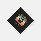 Großvater Quotes | Bester Hund-Vater je Serviette (Ecke)