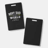 Großvater Quotes | Bester Vater in der Welt Ausweis (Vorder- & Rückseite)