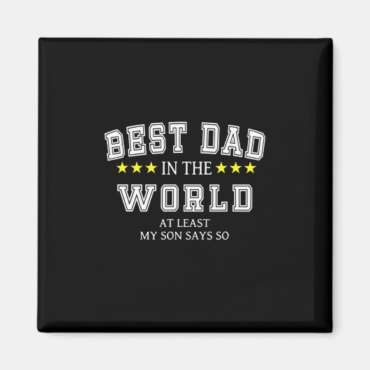 Großvater Quotes | Bester Vater in der Welt Magnet (Vorne)
