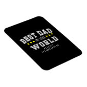 Großvater Quotes | Bester Vater in der Welt Magnet (Rechte Seite)