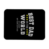 Großvater Quotes | Bester Vater in der Welt Magnet (Horizontal)