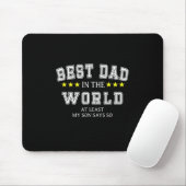 Großvater Quotes | Bester Vater in der Welt Mousepad (Mit Mouse)