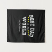 Großvater Quotes | Bester Vater in der Welt Wandteppich (Vorderseite (Horizontal))