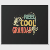 Großvater Quotes | Cooler Großfisch Geschenkpapier (Flach)