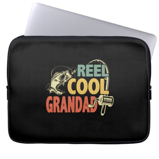 Großvater Quotes | Cooler Großfisch Laptopschutzhülle (Vorderseite)