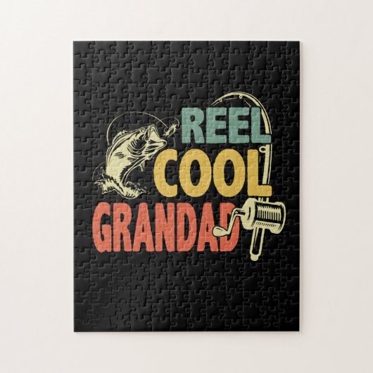 Großvater Quotes | Cooler Großfisch Puzzle (Vertikal)