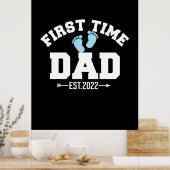 Großvater Quotes | Erstmaliger Vater 2022 Poster (Küche)