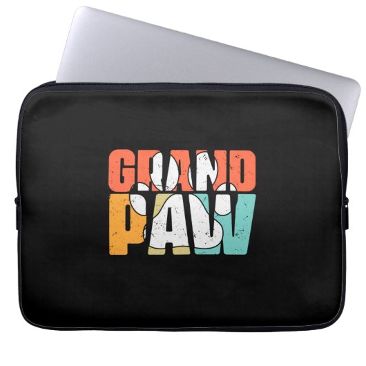 Großvater Quotes | Großhund Laptopschutzhülle (Vorderseite)