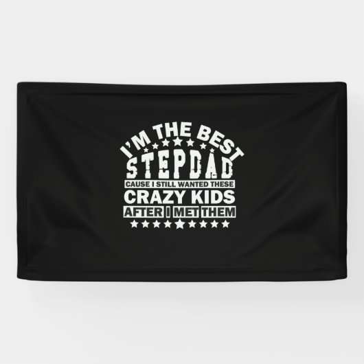 Großvater Quotes | Ich bin der beste Stepdad Banner (Horizontal)