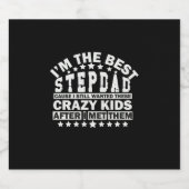Großvater Quotes | Ich bin der beste Stepdad Bierflaschenetikett (Einzelnes Label)