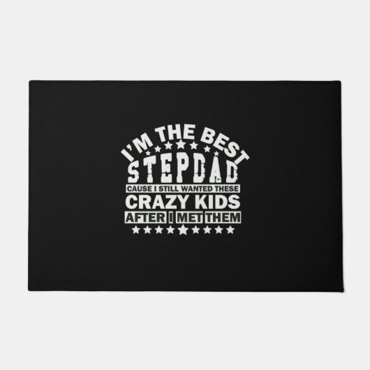 Großvater Quotes | Ich bin der beste Stepdad Fußmatte (Vorderseite)