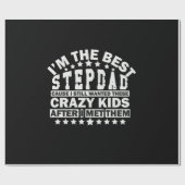 Großvater Quotes | Ich bin der beste Stepdad Geschenkpapier (Flach)