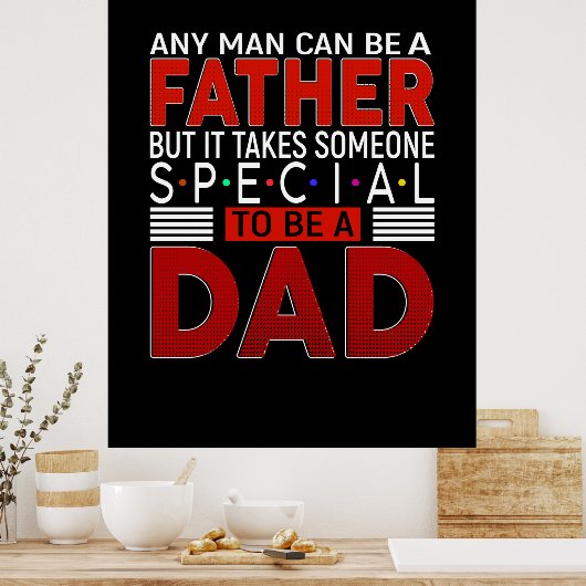 Großvater Quotes | Jemand Besonderes, um ein Vater Poster (Küche)