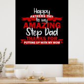 Großvater Quotes | Phantastisch Step Daddy Poster (Küche)