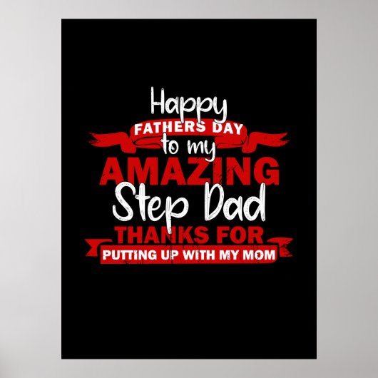Großvater Quotes | Phantastisch Step Daddy Poster (Vorne)