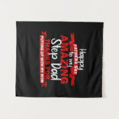 Großvater Quotes | Phantastisch Step Daddy Wandteppich (Vorderseite (Horizontal))