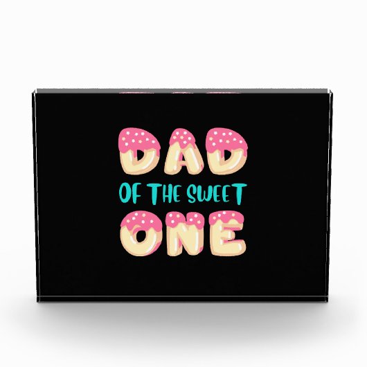 Großvater Quotes | Vater des Süßen Fotoblock (Vorderseite)