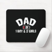 Großvater Quotes | Vater eines Jungen Mousepad (Mit Mouse)