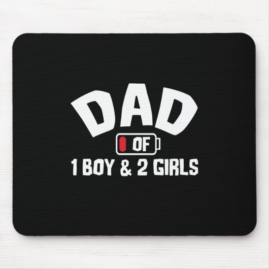 Großvater Quotes | Vater eines Jungen Mousepad (Vorne)