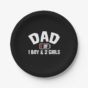 Großvater Quotes Vater eines Jungen Pappteller