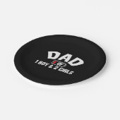 Großvater Quotes | Vater eines Jungen Pappteller (Schrägansicht)
