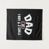 Großvater Quotes | Vater eines Jungen Wandteppich (Vorderseite (Horizontal))