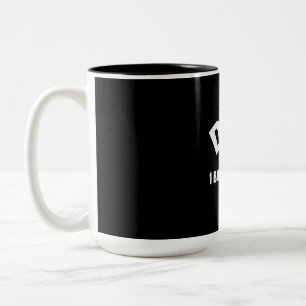 Großvater Quotes Vater eines Jungen Zweifarbige Tasse