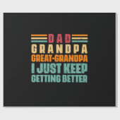 Großvater Quotes | Vater Großer Opa Geschenkpapier (Flach)