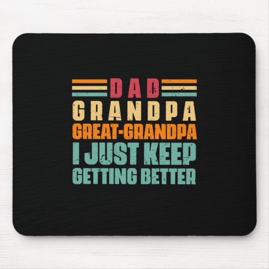 Großvater Quotes | Vater Großer Opa Mousepad (Vorne)