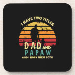 Großvater Quotes | Vater und Papa I rocken Getränkeuntersetzer<br><div class="desc">Großvater Quotes | Vater und Papa I rocken</div>