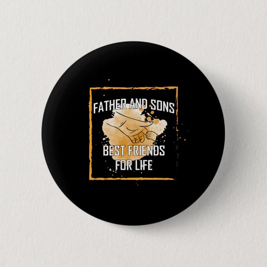 Großvater Quotes | Vater und Sohn bester Freund Button (Vorderseite)