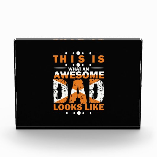 Großvater Quotes | Was für ein Phantastischer Vate Fotoblock (Vorderseite)