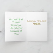 "Großvater-Redewendungen…" Karte (Innenseite)