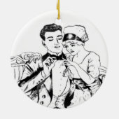 Großvater Russell Swigert, das zu Großmutter 1917 Keramik Ornament (Hinten)