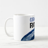 *~* GROSSVATER schaukelt Stein-blauen lapidarachat Kaffeetasse (Links)