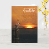 Großvater Spirituelles Beileid an der Küste Beilei Karte (Gelbe Blume)