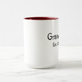 Großvater stellte Kaffee-Tasse 2015 her Tasse (Zentrum)