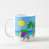 GROSSVATER Tassen-Strand-Themed Kaffee-Tassen Kaffeetasse (Links)