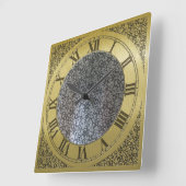 Großvater-Uhr-Gesicht Quadratische Wanduhr (Winkel)