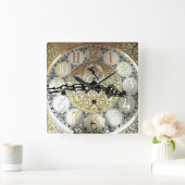 Großvater-Uhr Quadratische Wanduhr (Zuhause)