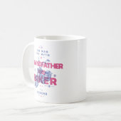 Großvater und Biker der Mann der Mythos der Legend Kaffeetasse (Vorderseite Links)