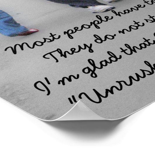 Großvater und Enkel Poster (Ecke)