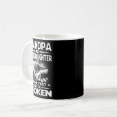 Großvater und Enkelin eine Anleihe, die nicht zu v Kaffeetasse (Vorderseite Links)