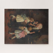 Großvater und Großtöchter (von Joseph Clark) Puzzle (Horizontal)