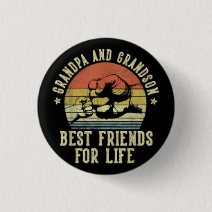Großvater und Großvater Beste Freunde des Lebens Button