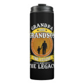 Großvater und Großvater das Vermächtnis und das Ve Thermosbecher (Vorderseite)