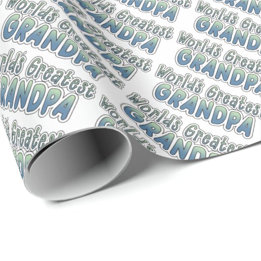 Großvater-Verpackungspapier der Welt beststes Geschenkpapier (Rolleneckpunkt)
